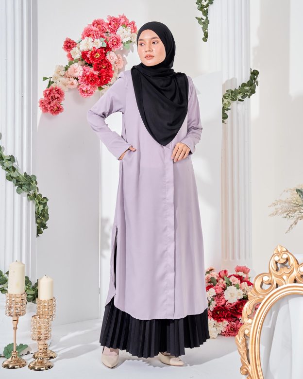 Medi Dress Leiseka - Light Grey