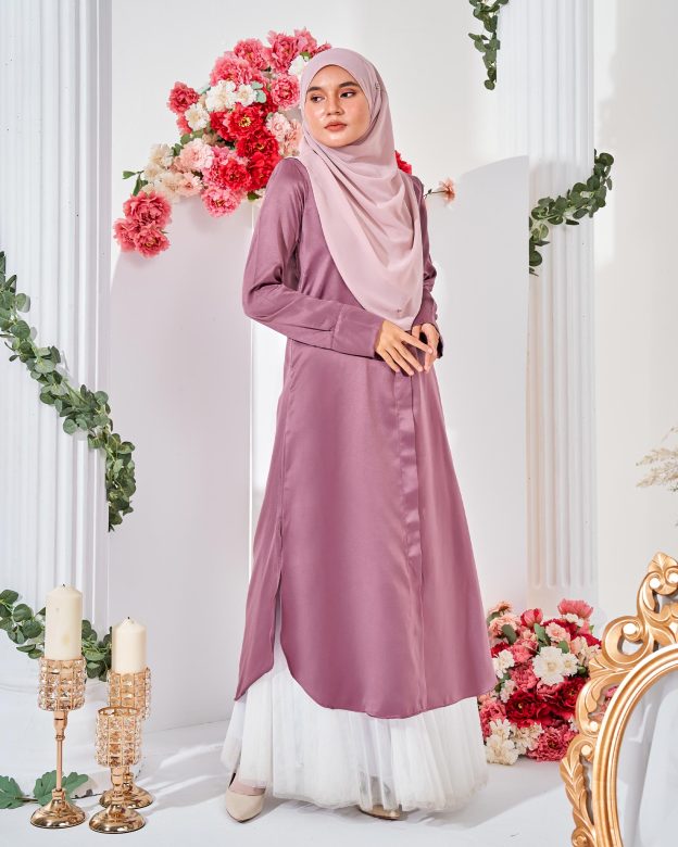 Medi Dress Leiseka - Mauve Purple