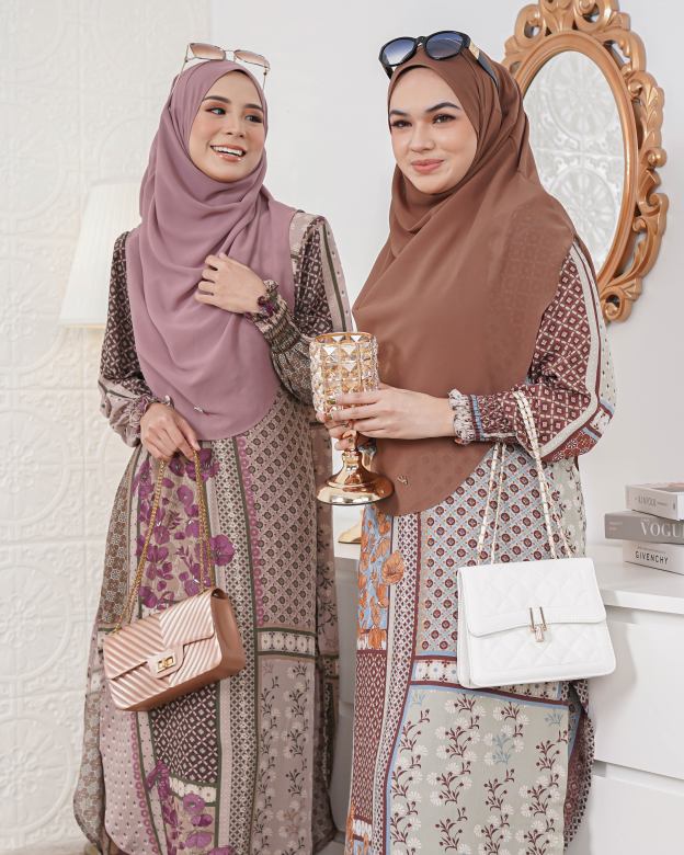 Medi Dress Najlaa - Whisper Grey