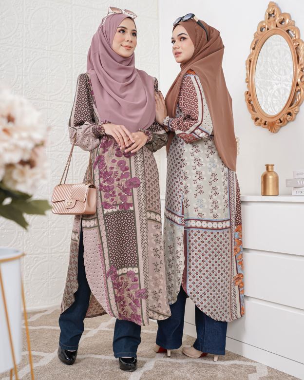 Medi Dress Najlaa - Heather Purple