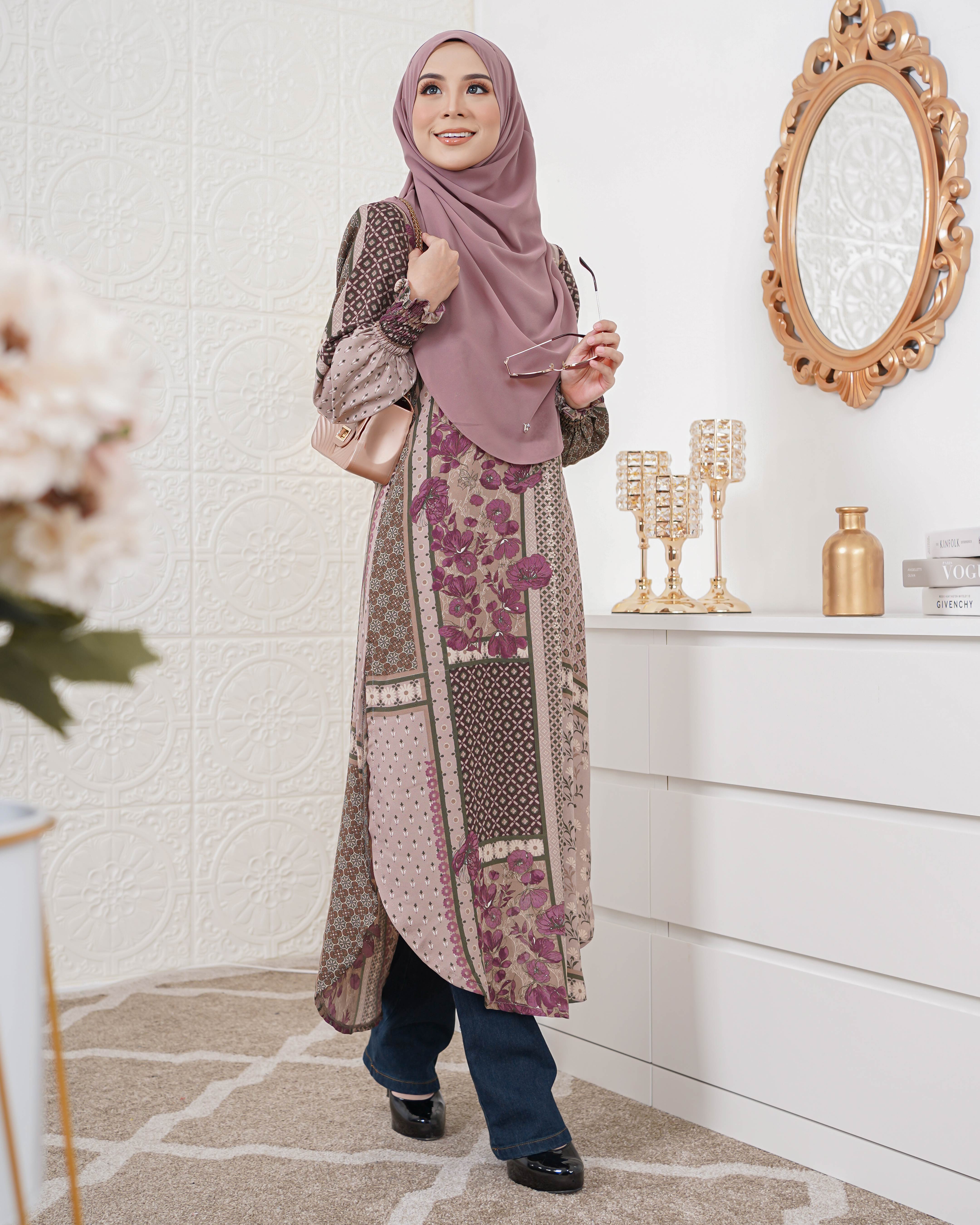 Medi Dress Najlaa - Heather Purple