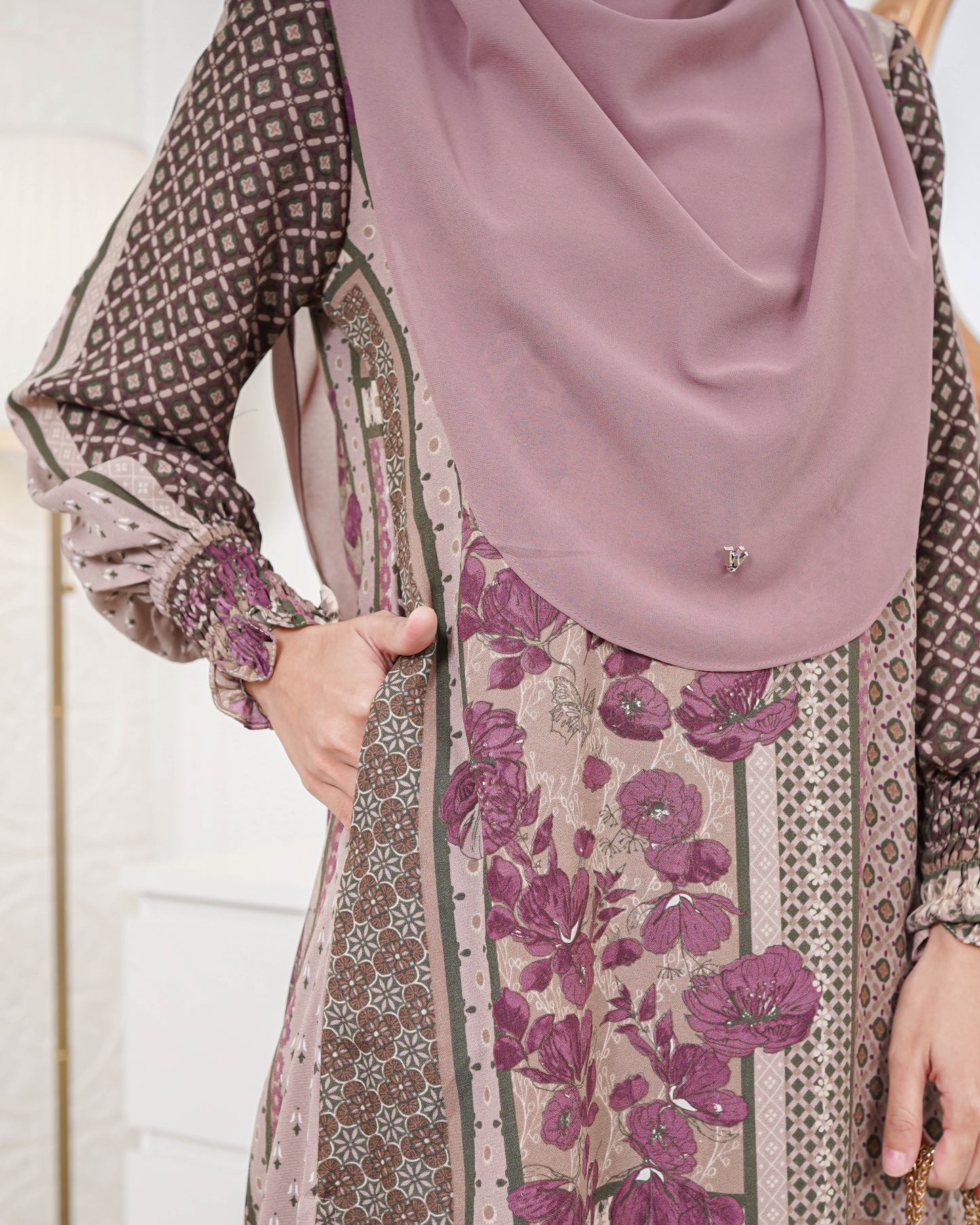Medi Dress Najlaa - Heather Purple