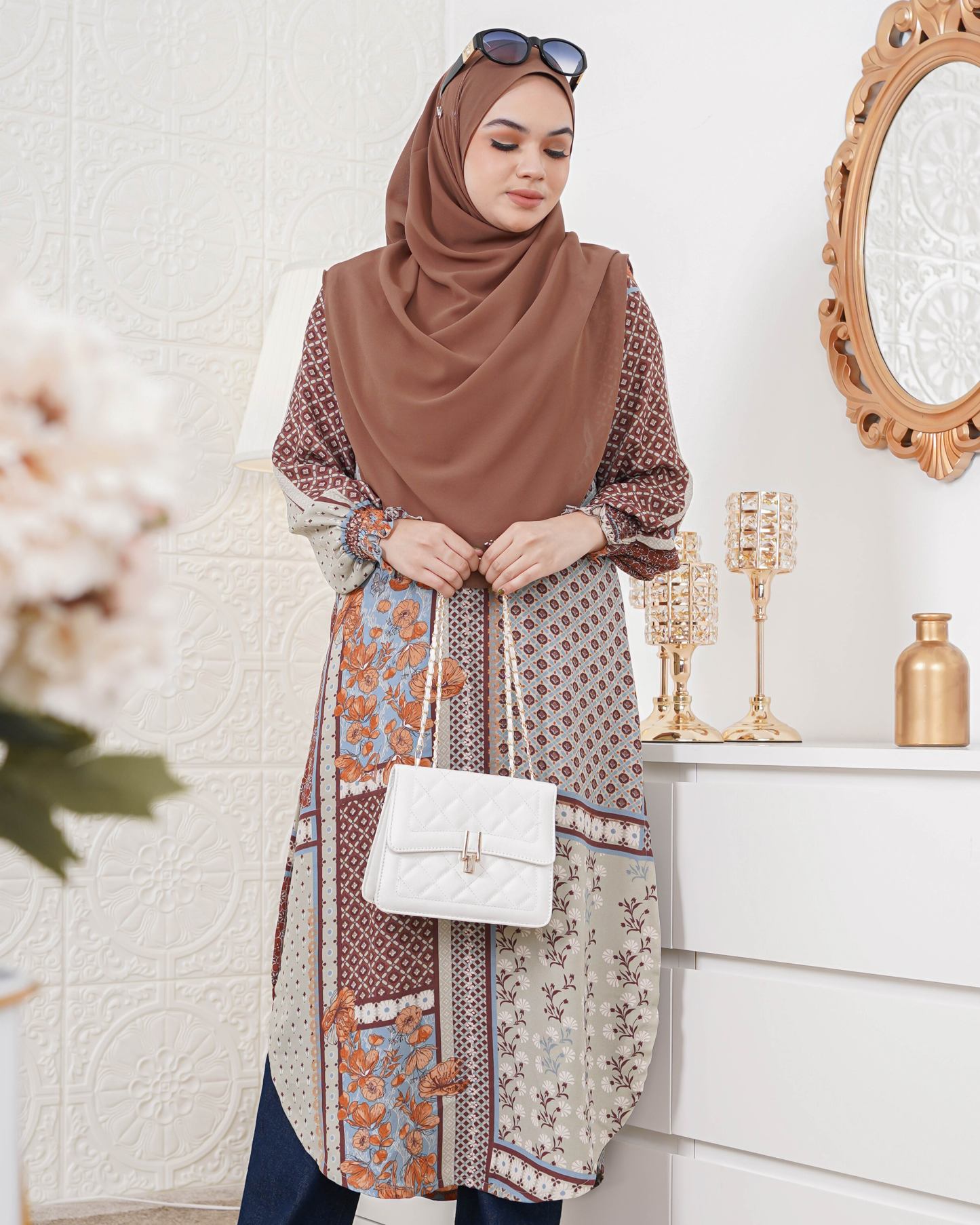 Medi Dress Najlaa - Whisper Grey
