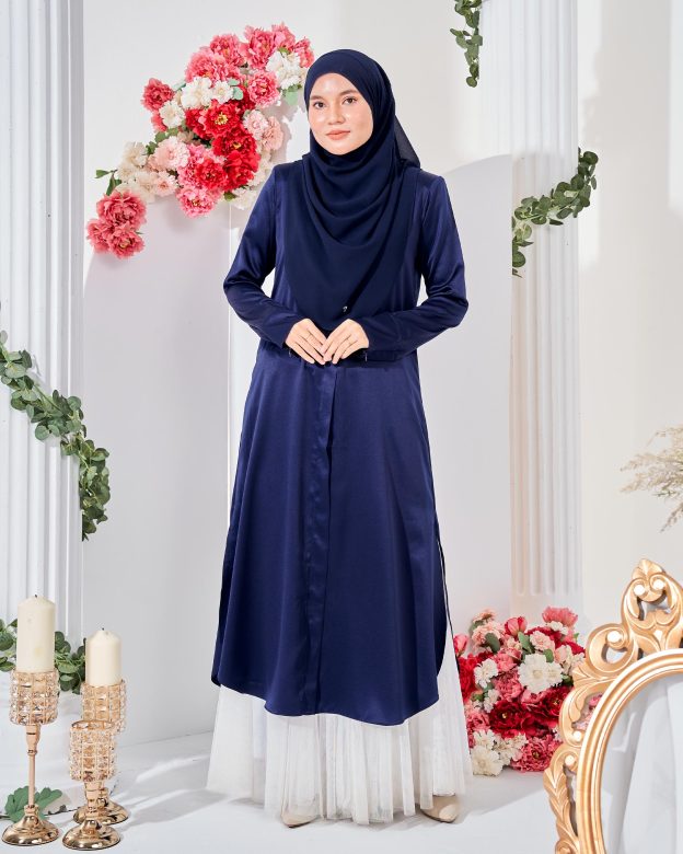 Medi Dress Leiseka - Navy Blue