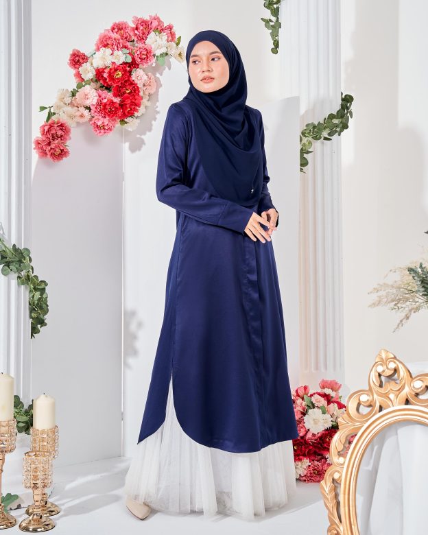 Medi Dress Leiseka - Navy Blue