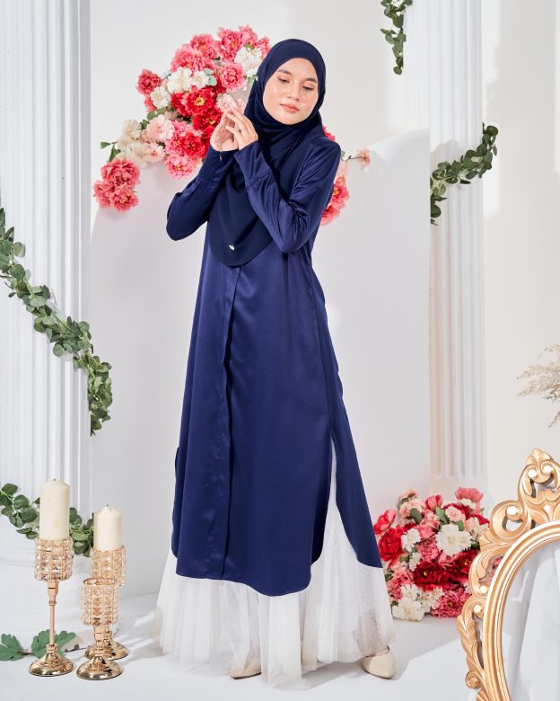 Medi Dress Leiseka - Navy Blue