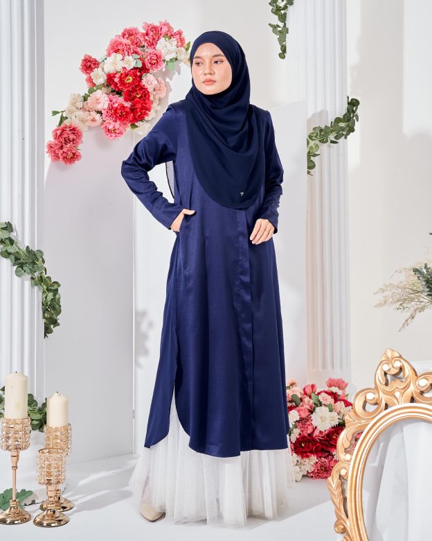 Medi Dress Leiseka - Navy Blue