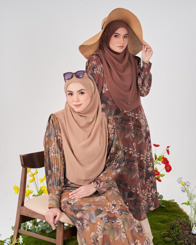 Medi Dress Pleated Lyra - Grey Bistre