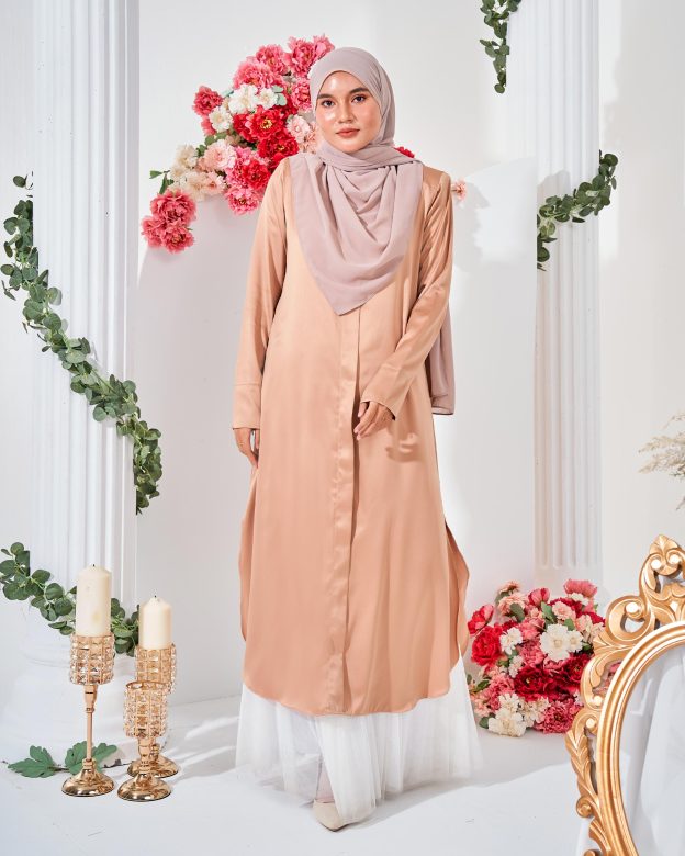 Medi Dress Leiseka - Tan Brown