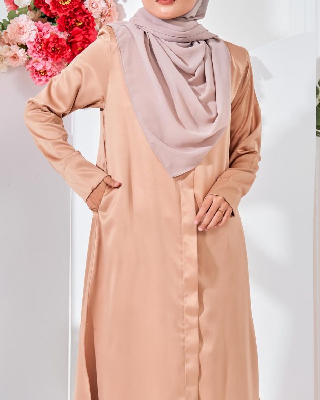 Medi Dress Leiseka - Tan Brown