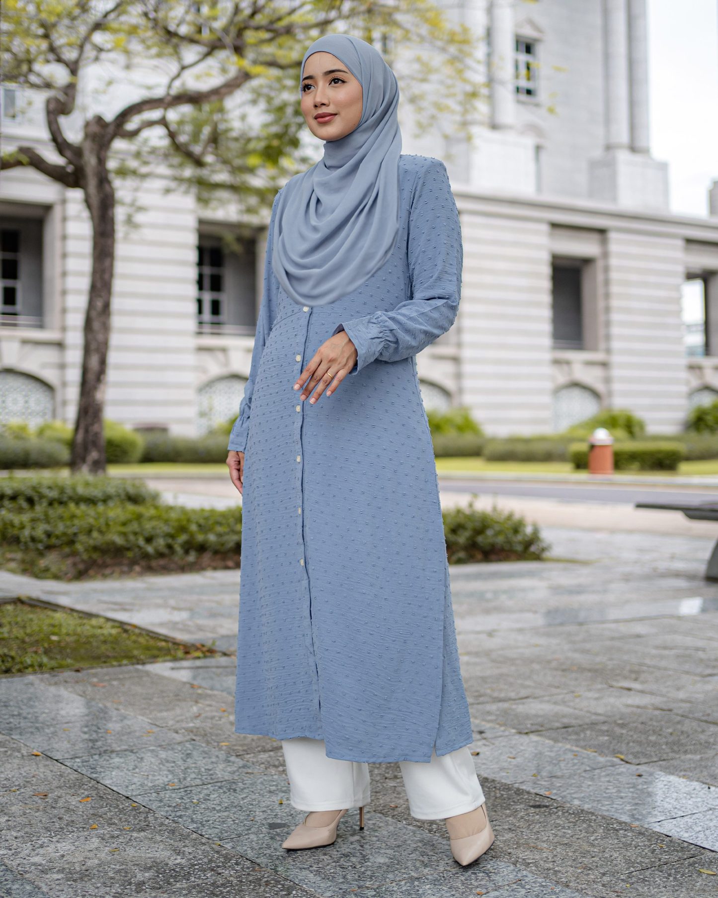 Medi Dress Letitia Laluna X MCC - Airforce Blue