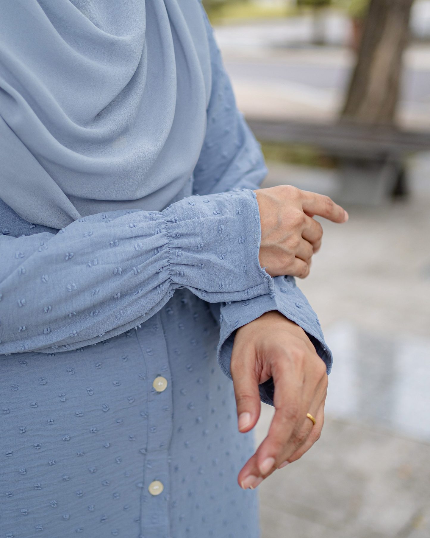 Medi Dress Letitia Laluna X MCC - Airforce Blue