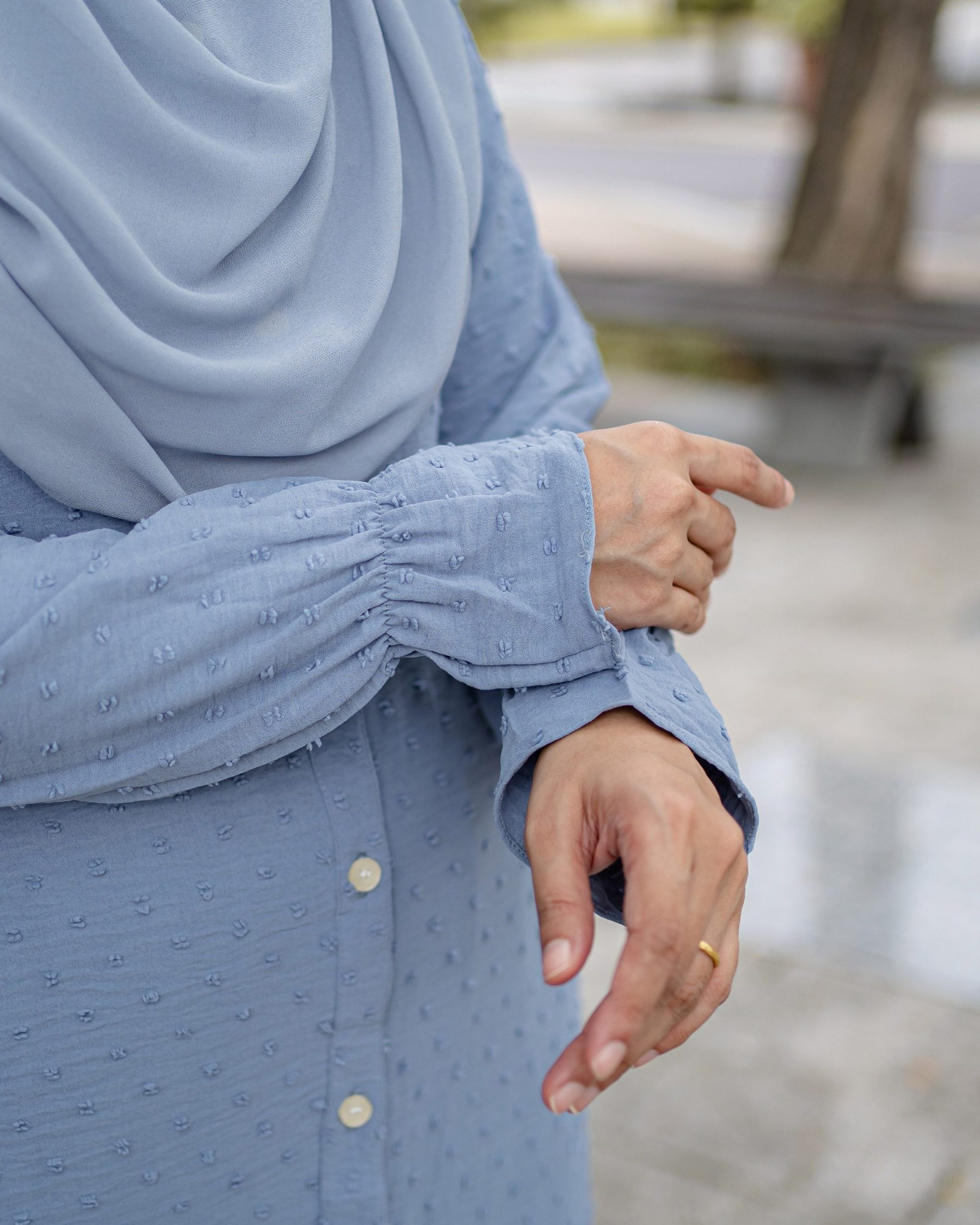 Medi Dress Letitia Laluna X MCC - Airforce Blue