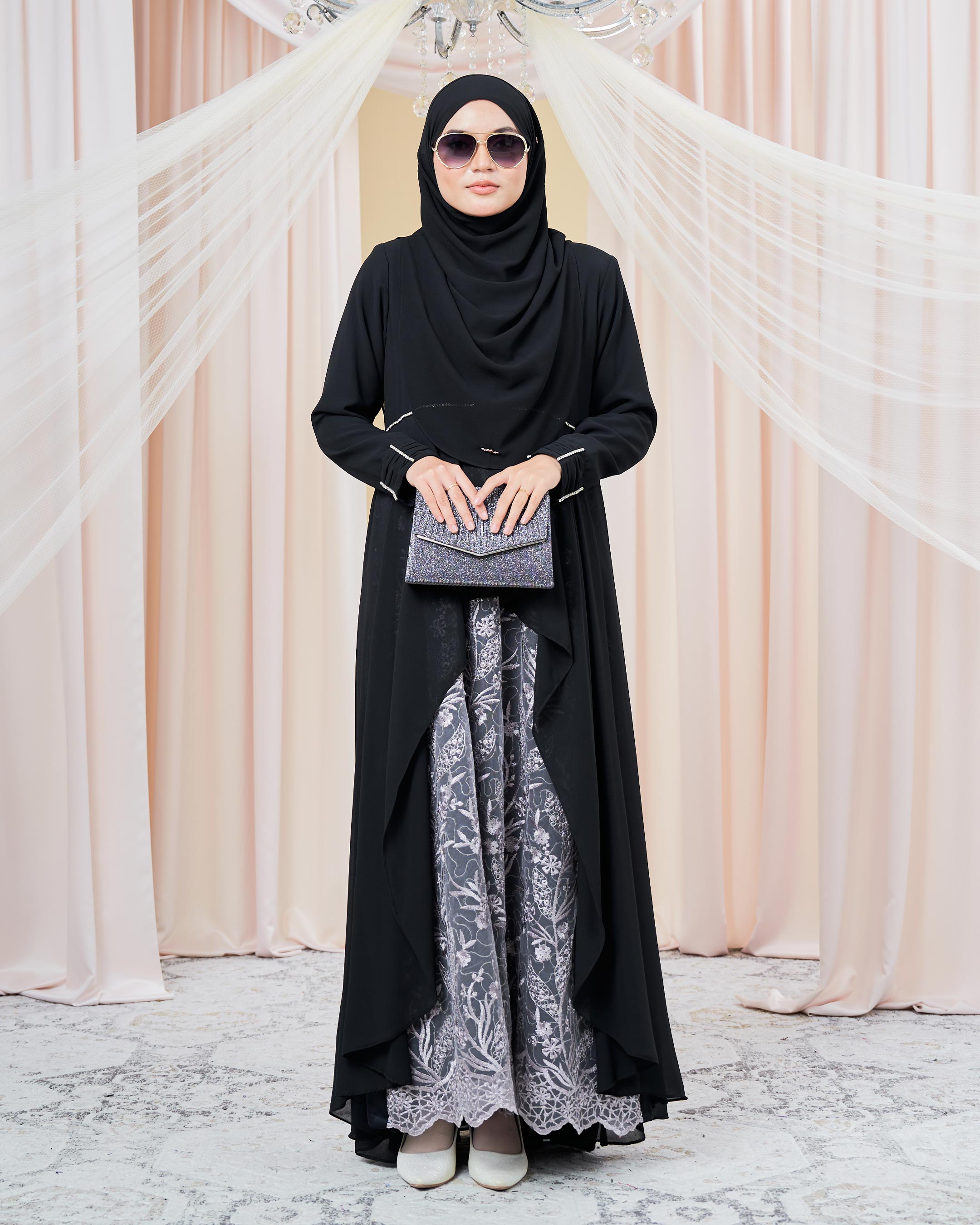 Dress Lace Nara 3.0 - Royal Black