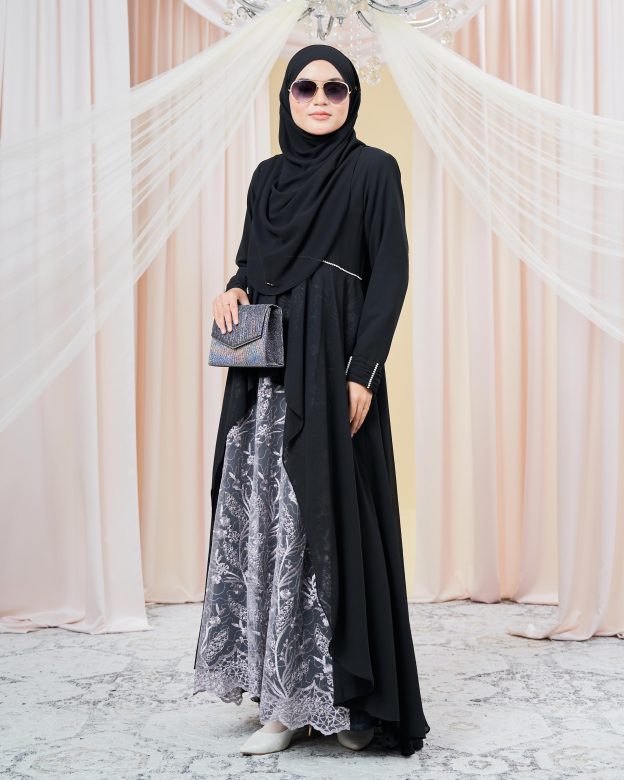 Dress Lace Nara 3.0 - Royal Black