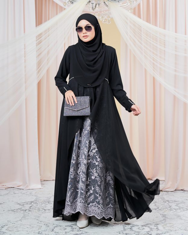 Dress Lace Nara 3.0 - Royal Black