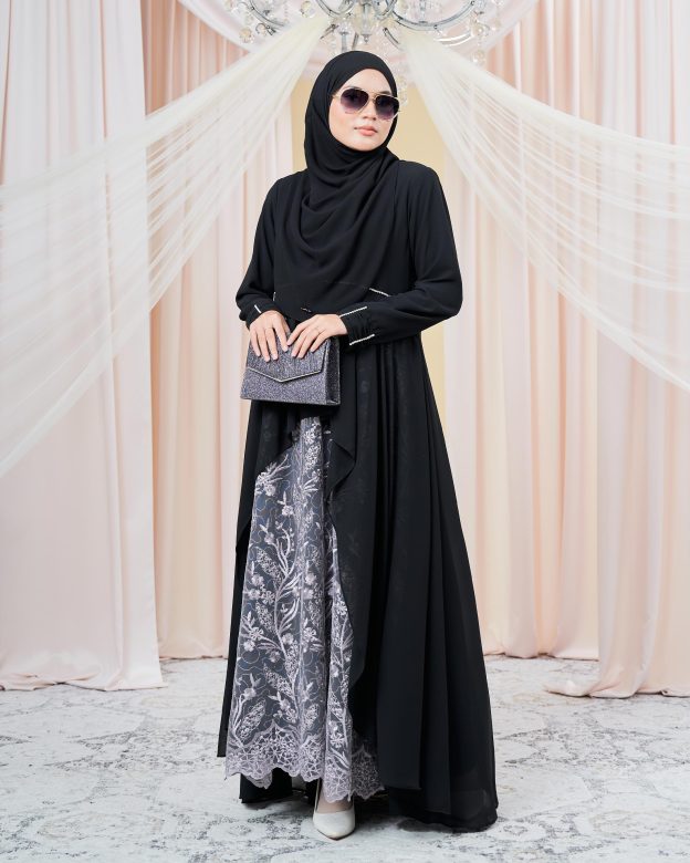 Dress Lace Nara 3.0 - Royal Black