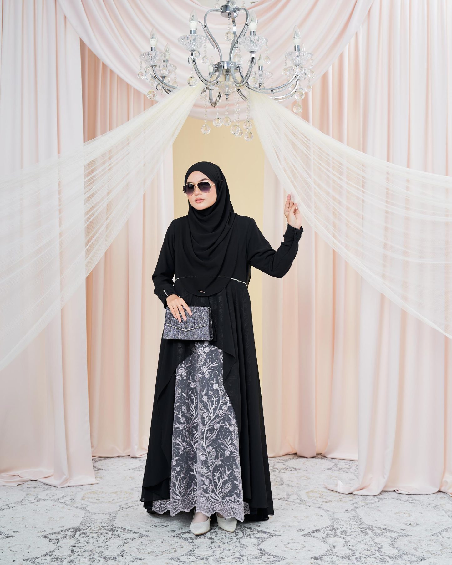 Dress Lace Nara 3.0 - Royal Black