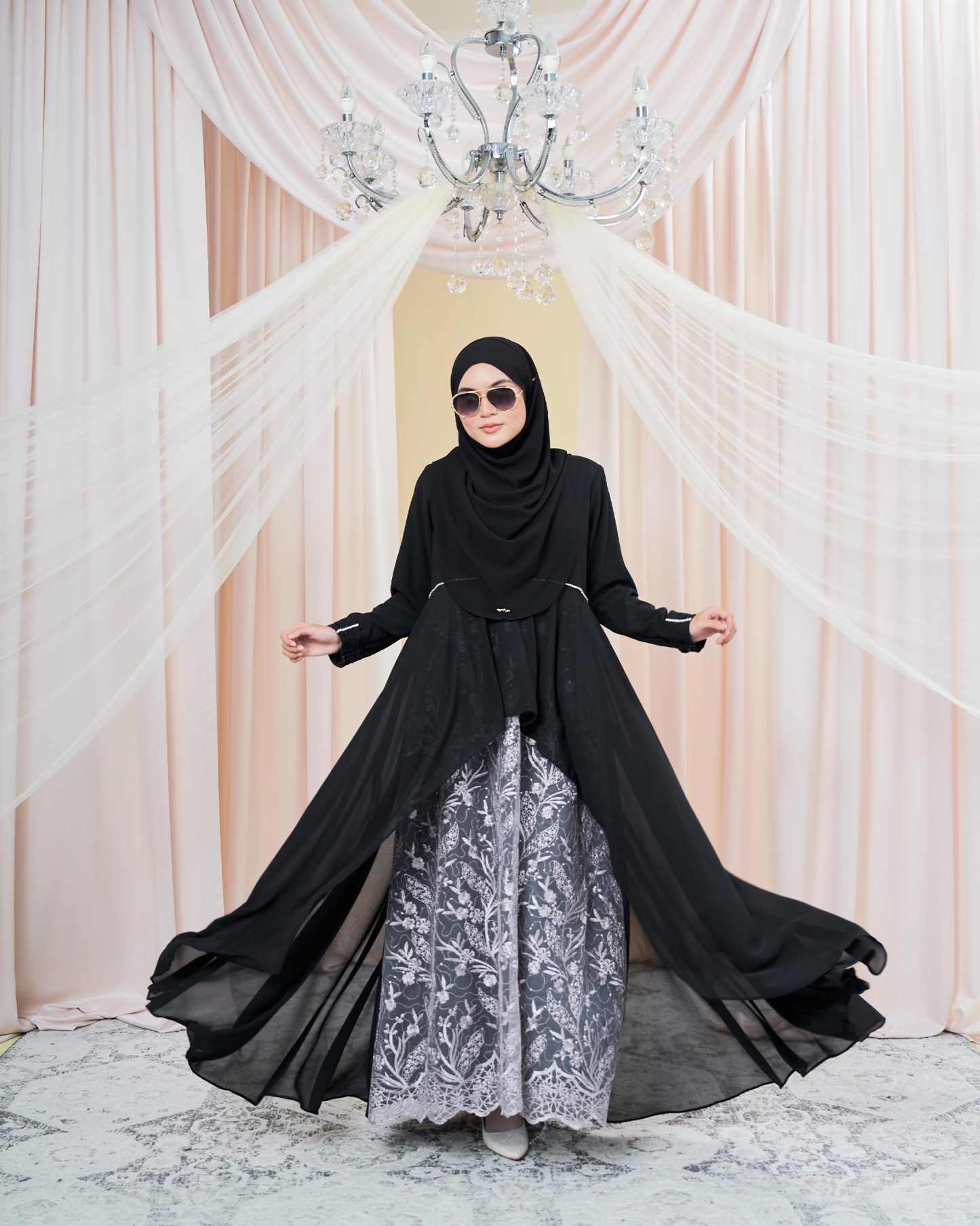 Dress Lace Nara 3.0 - Royal Black