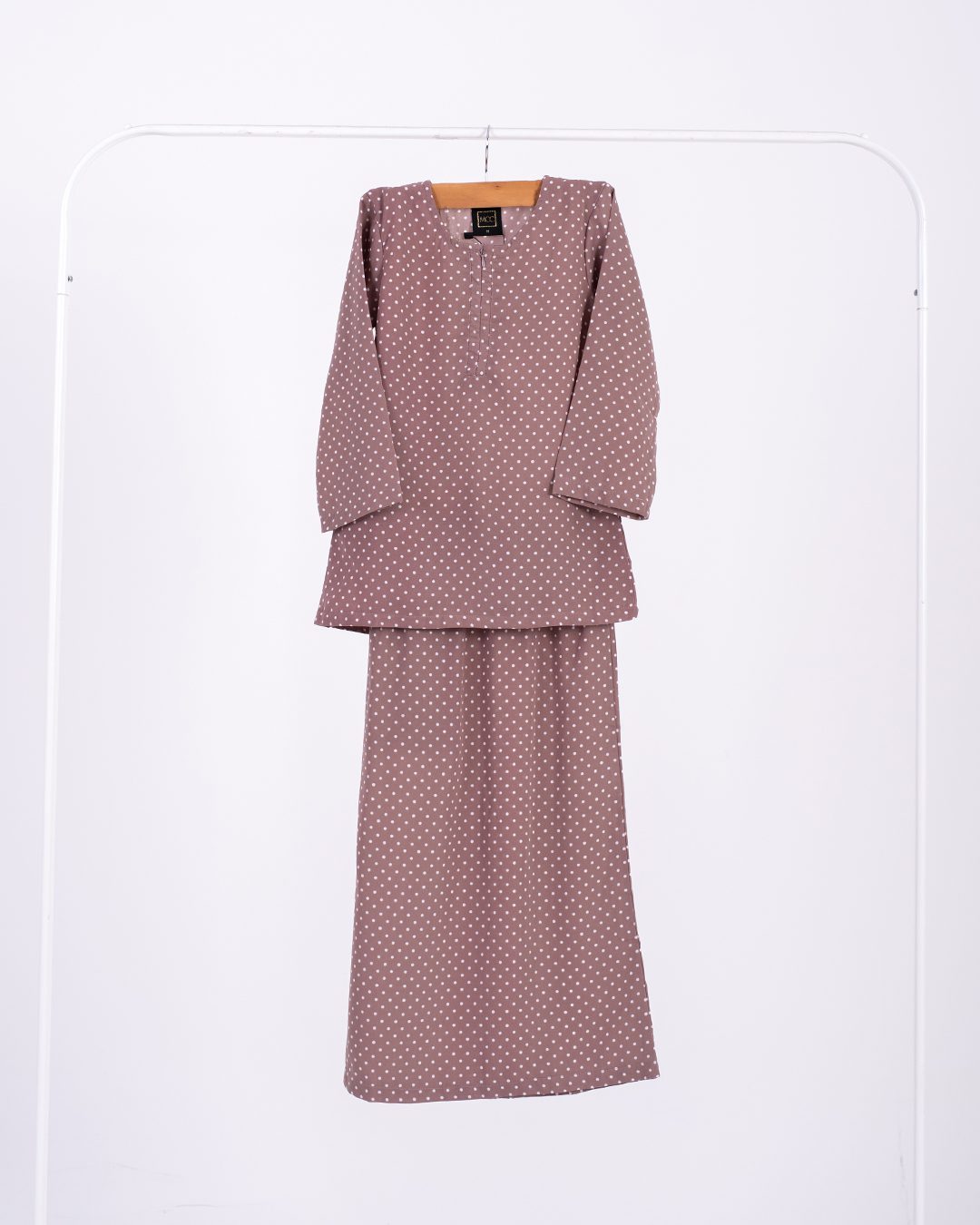 Baju Kurung Kedah Naurah Kids - Sable Brown
