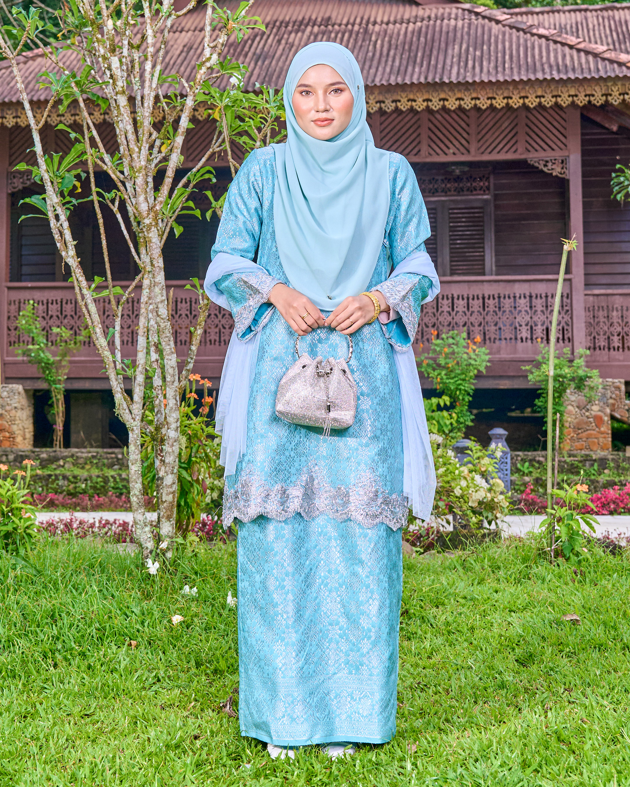 Baju Kurung Moden Lace Songket Ramadhani