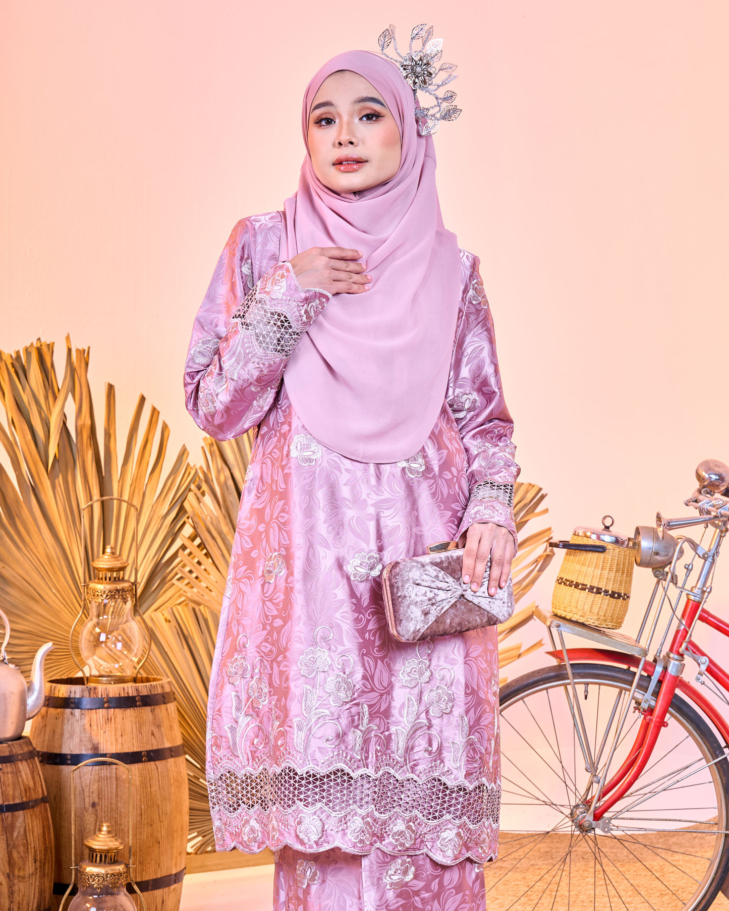 Baju Kurung Sulam Jacquard Akira Daisy
