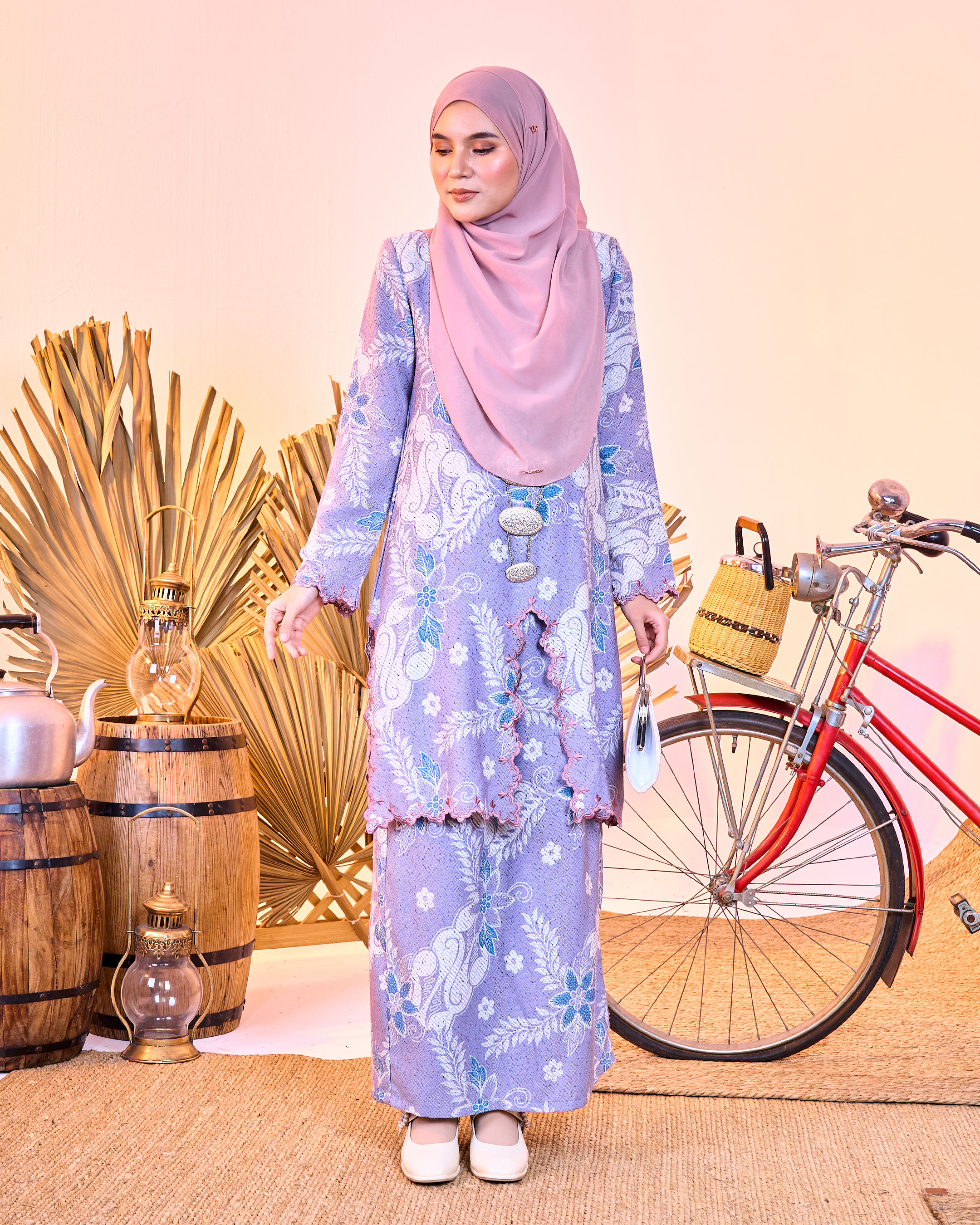 Baju Kurung Sulam Batik Alora