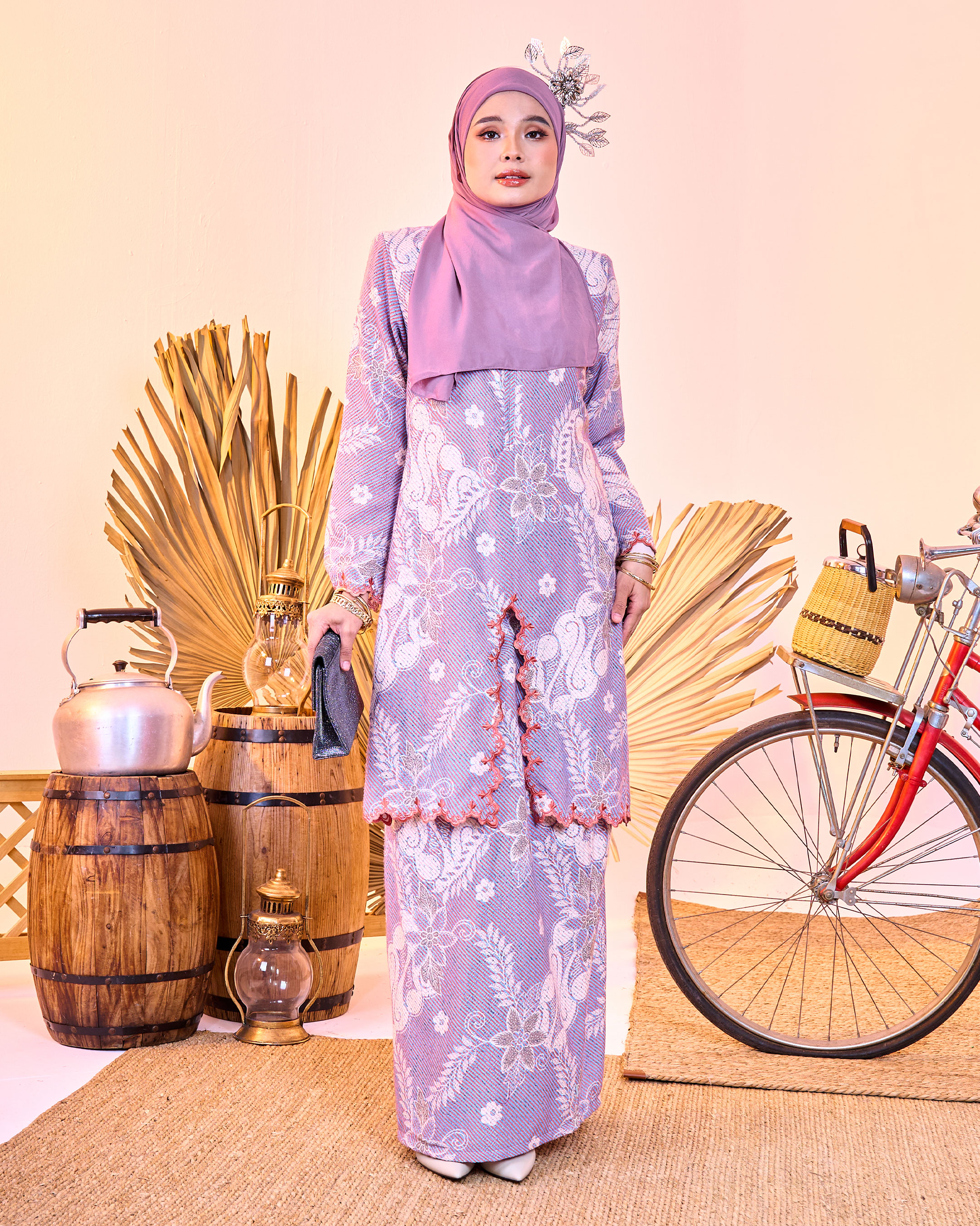 Baju Kurung Sulam Batik Alora