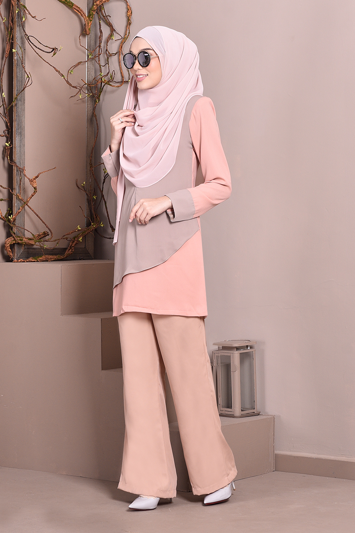 Palazzo Debbie - Salmon Brown