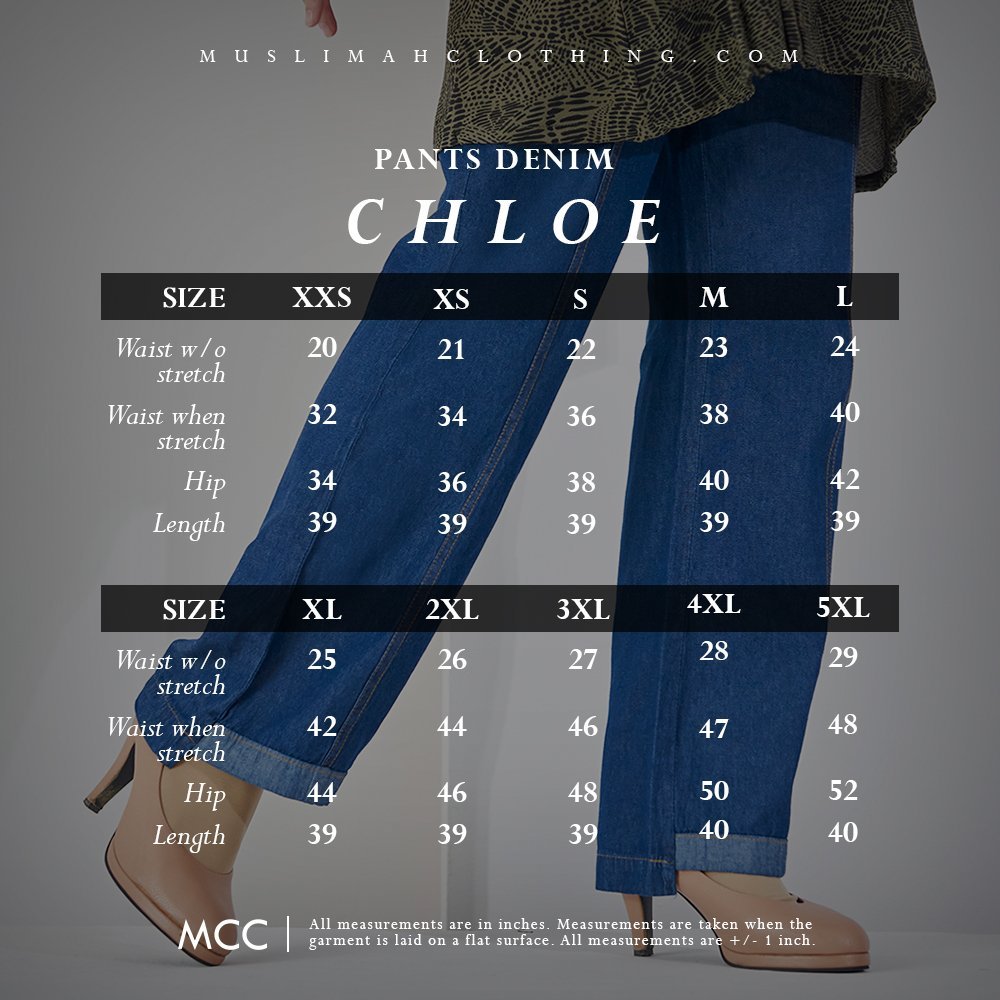 Pants Denim Chloe - Flame Blue