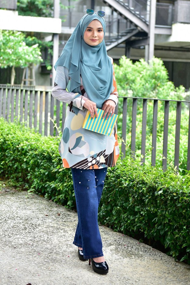 Pants Jeans Denim Diya Pearl - Bleach Blue