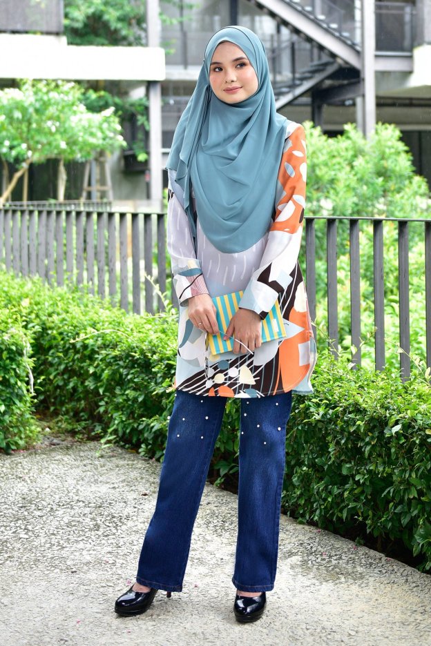 Pants Jeans Denim Diya Pearl - Bleach Blue