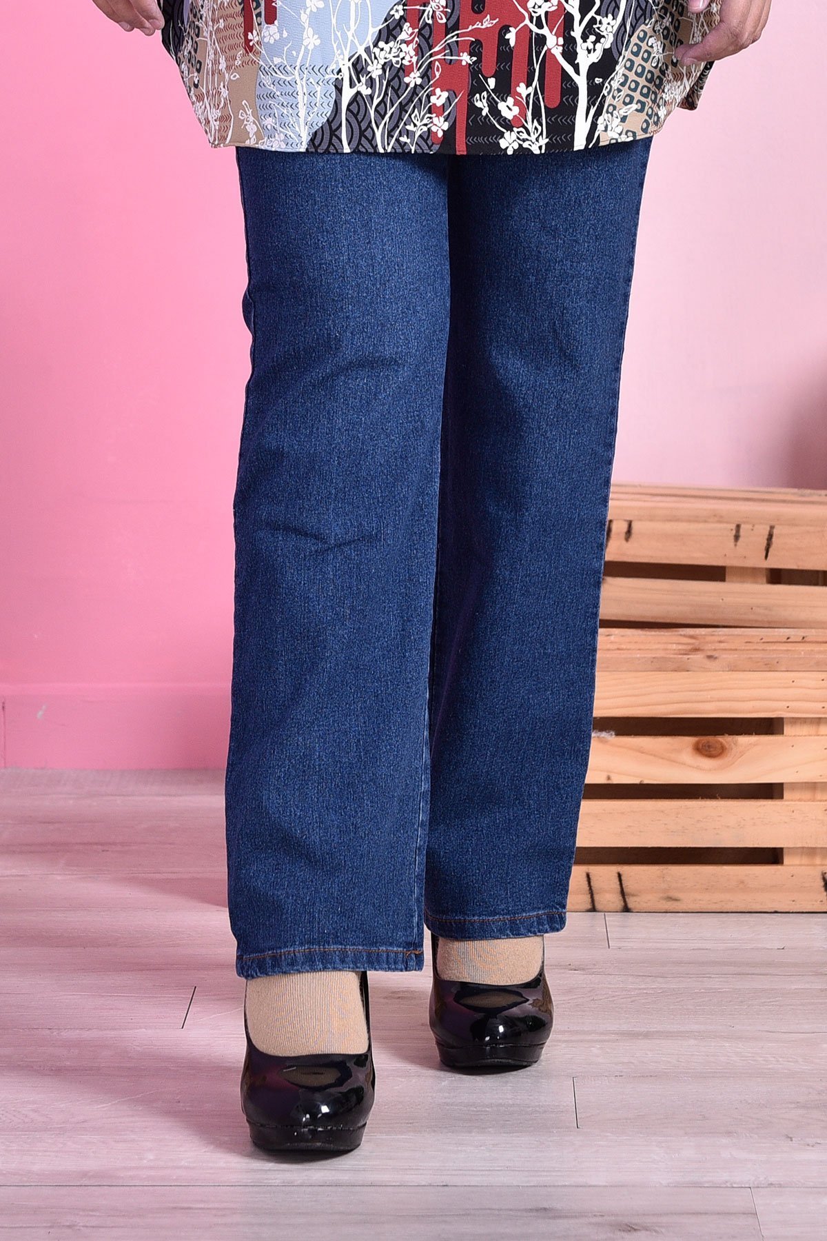 (AS-IS) Pants Jeans Denim Dolly - Flame Blue