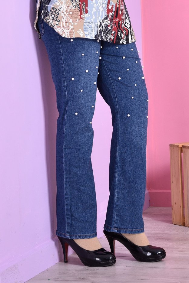 Pants Jeans Denim Diya Pearl - Bleach Blue