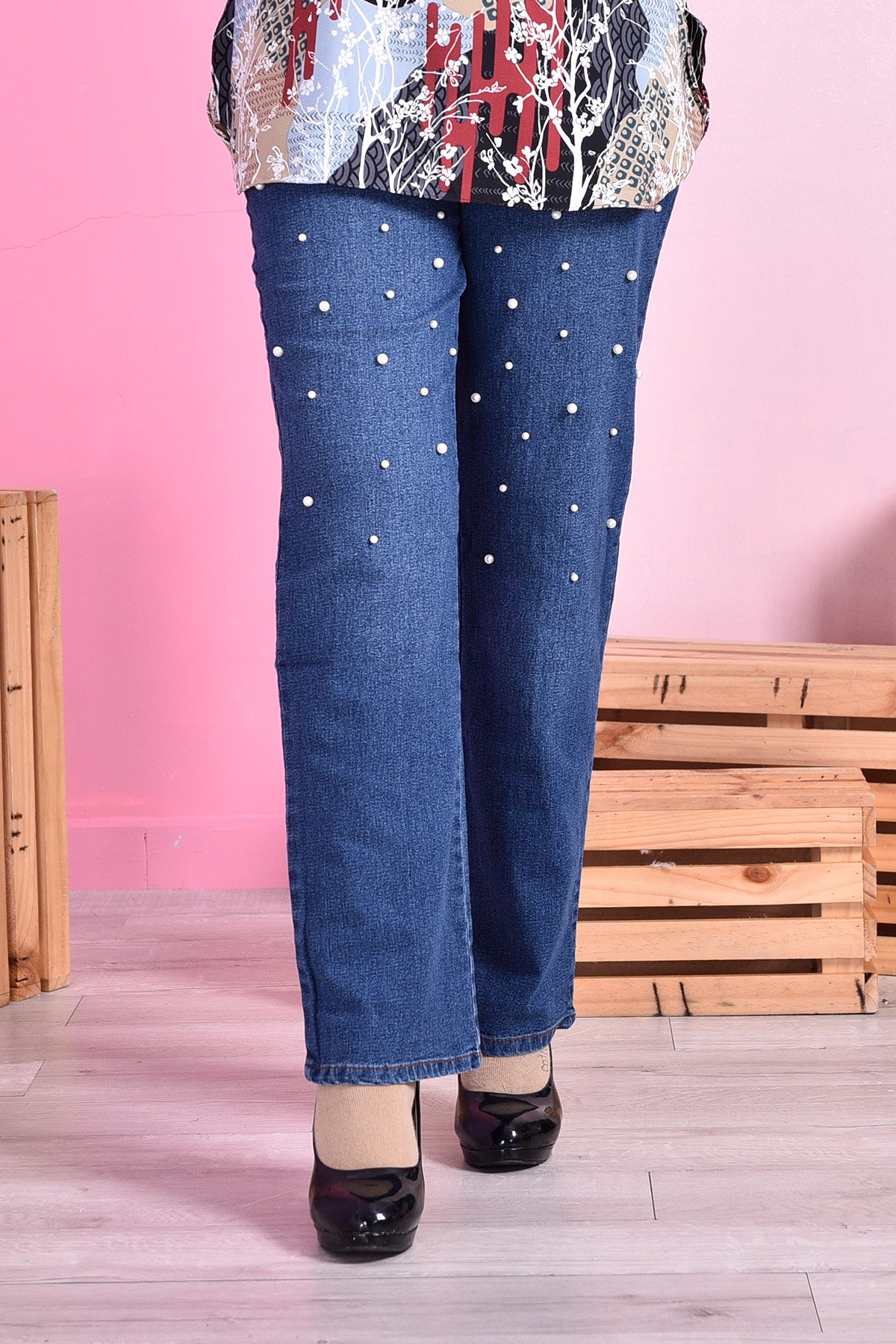 Pants Jeans Denim Diya Pearl - Bleach Blue