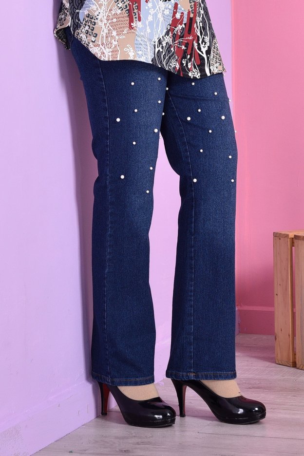 Pants Jeans Denim Diya Pearl - Flame Blue