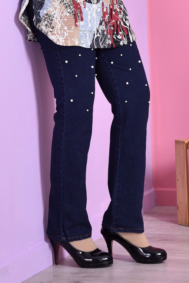 Pants Jeans Denim Diya Pearl - Inky Blue