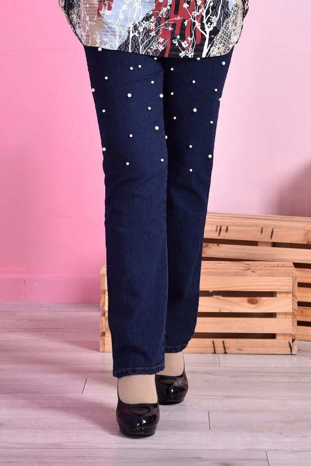 Pants Jeans Denim Diya Pearl - Inky Blue