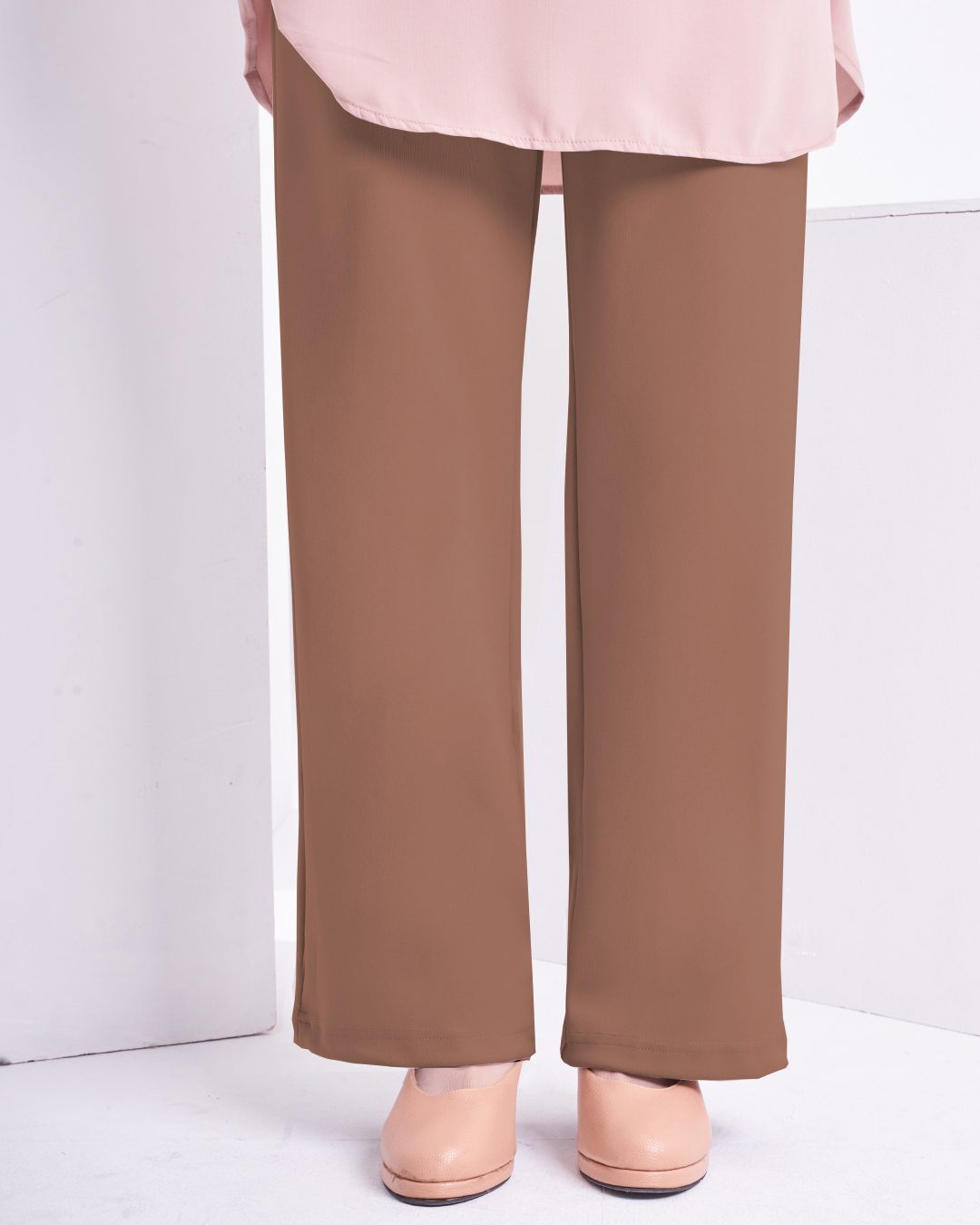 Pants Ironless Hadiya - Peanut Brown