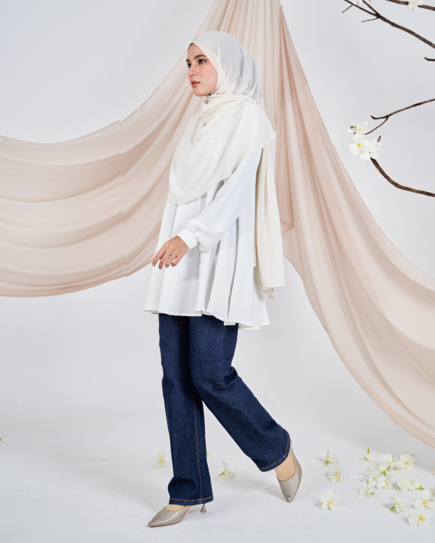 Pants Jeans Denim Della - Inky Blue
