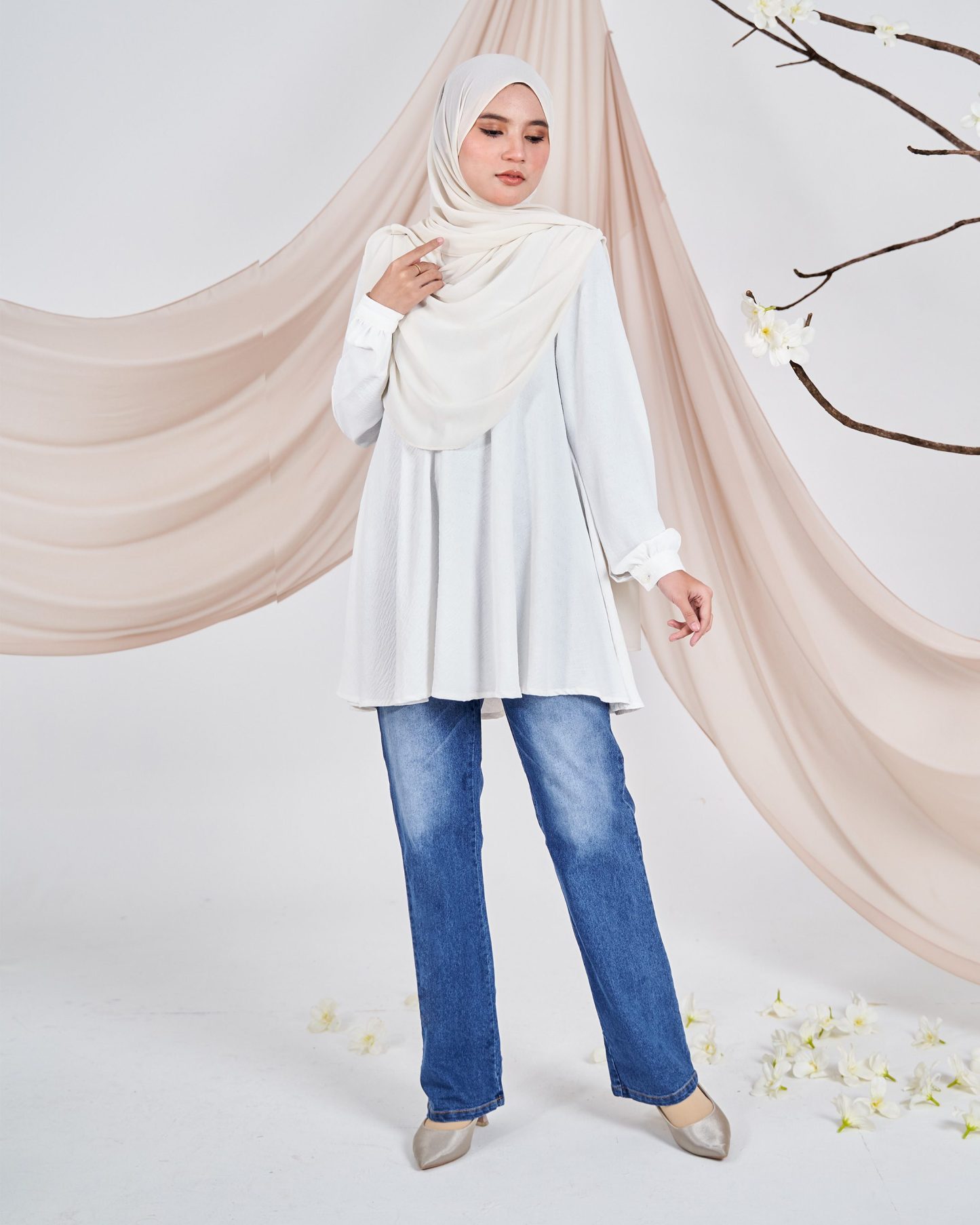 Pants Jeans Denim Dezzy - Blue Spray