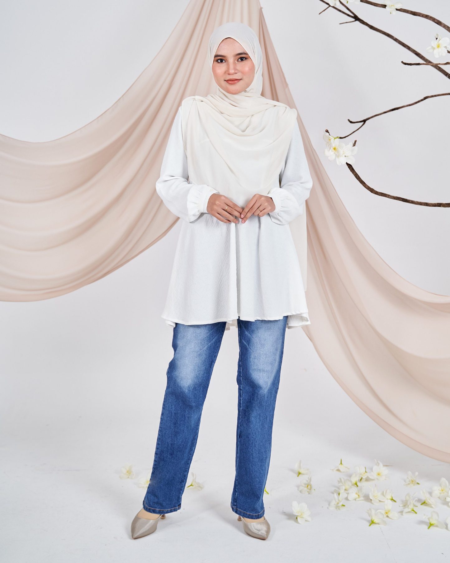 Pants Jeans Denim Dezzy - Blue Spray