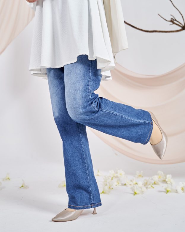 Pants Jeans Denim Dezzy - Blue Spray