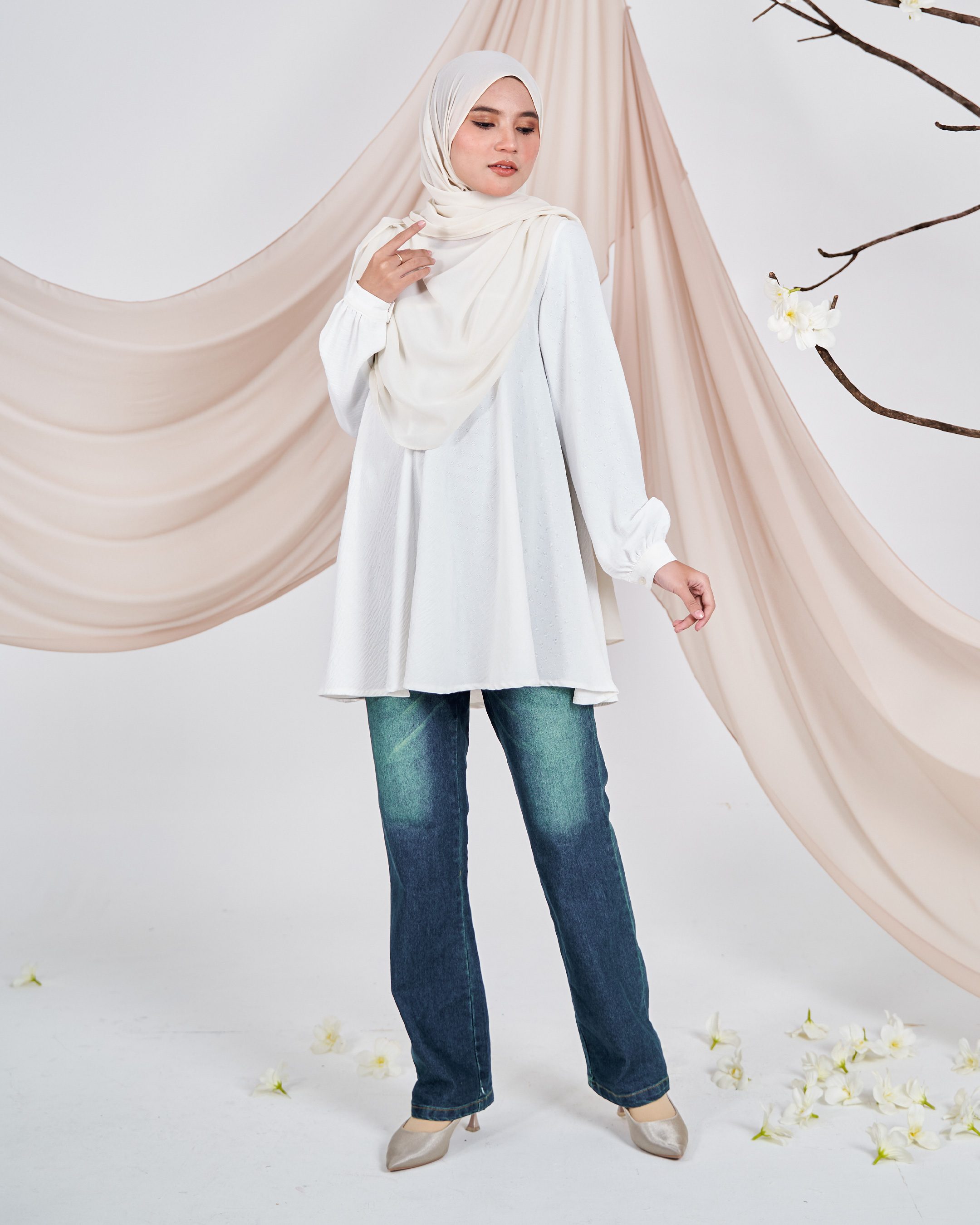 Pants Jeans Denim Dezzy - Fade Moss