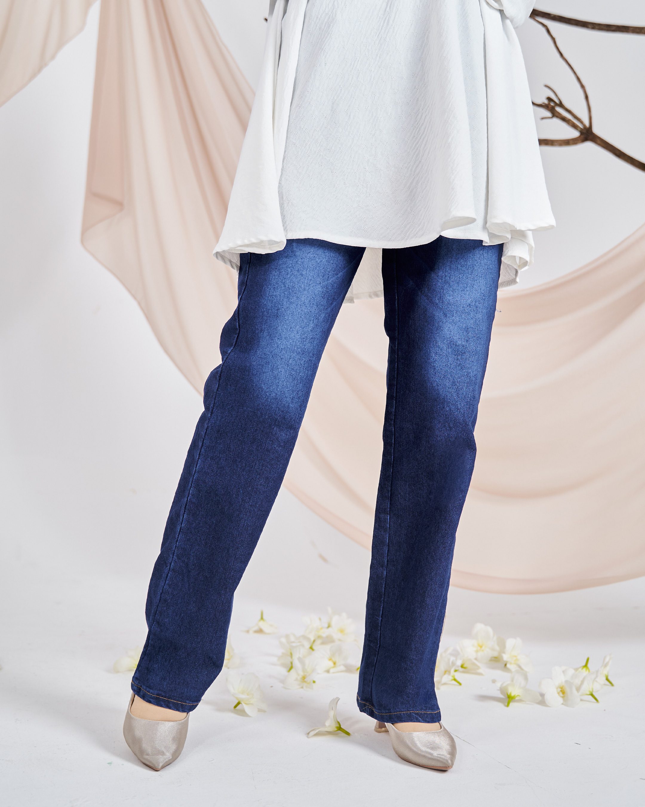 Pants Jeans Denim Dezzy - Flame Blue