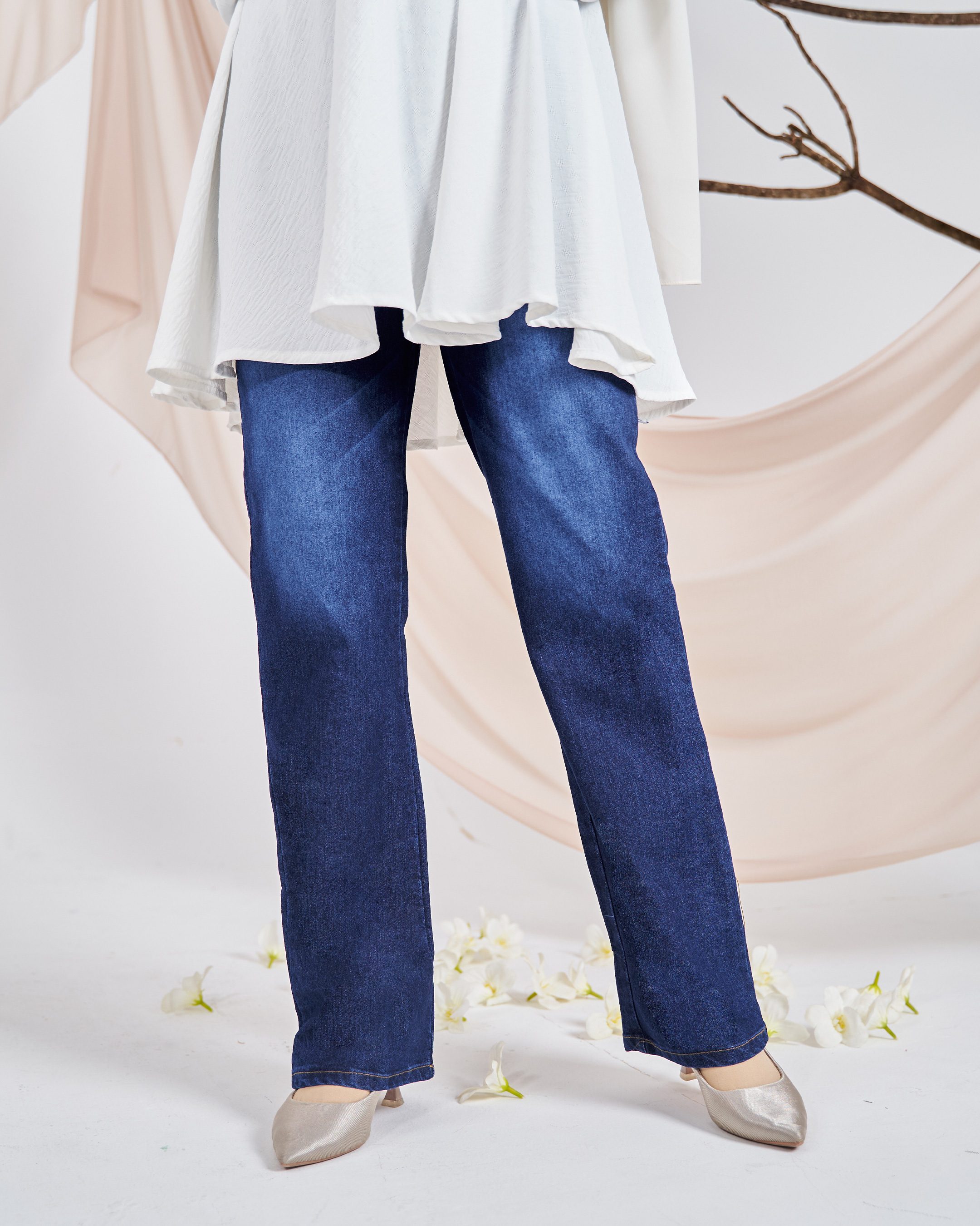 Pants Jeans Denim Dezzy - Flame Blue