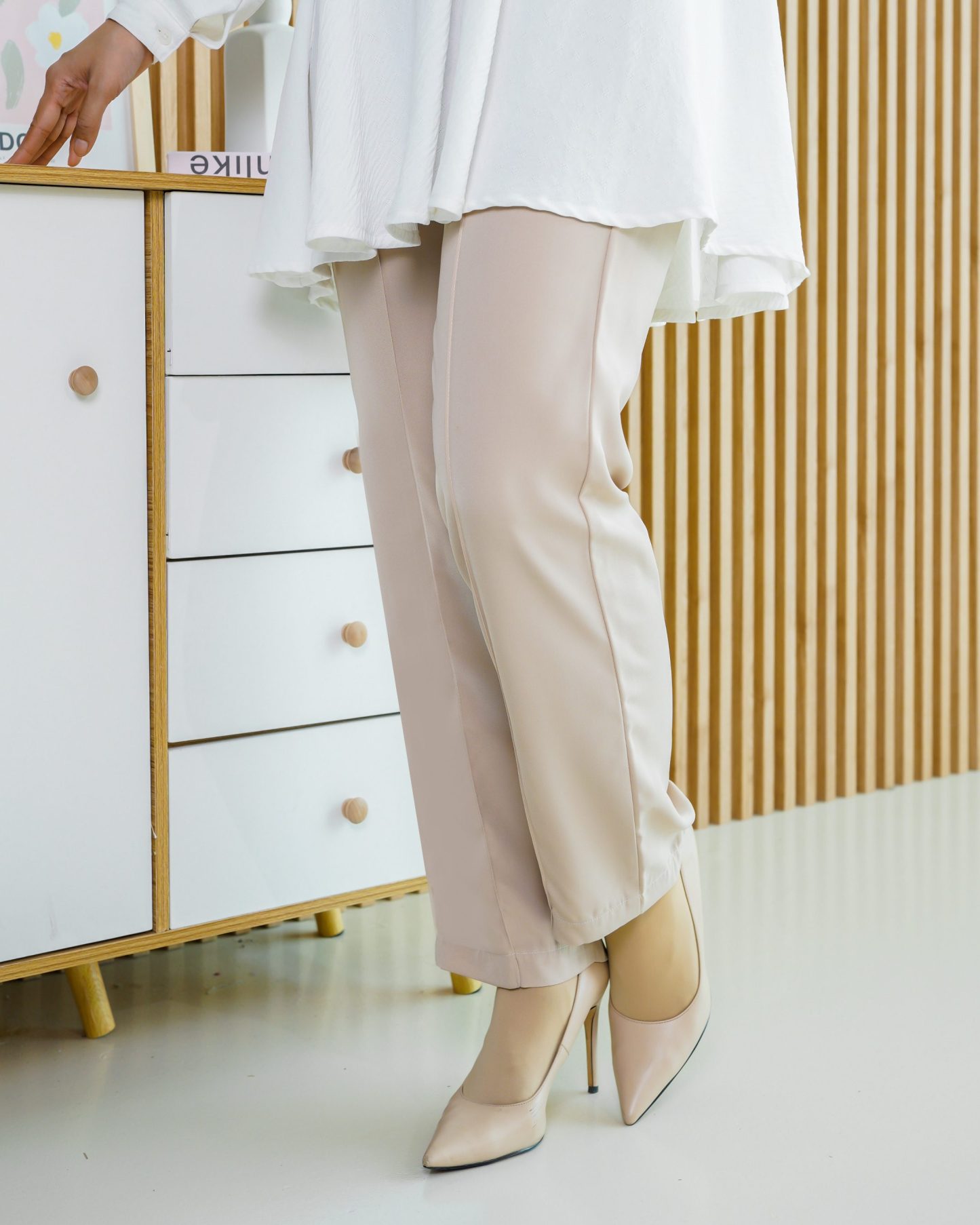 Pants Kaily - Nude Beige