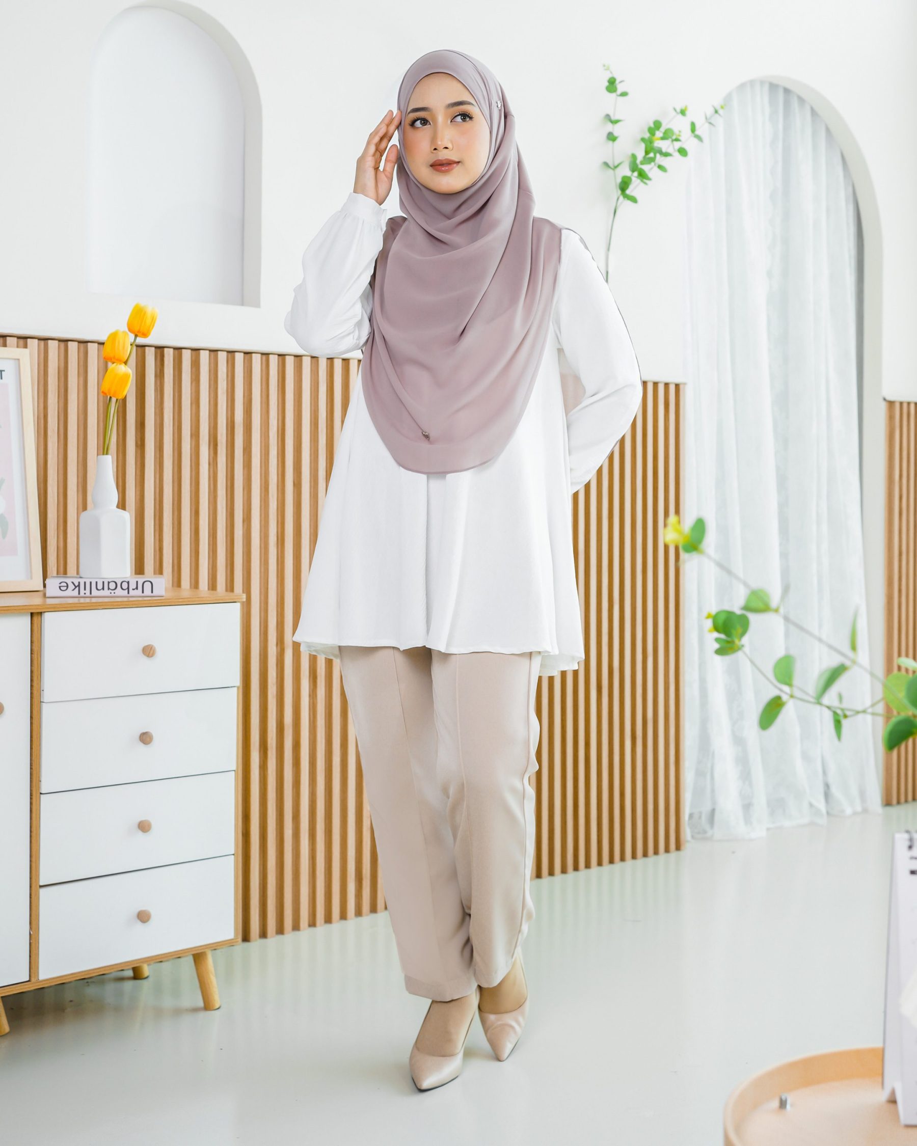 Pants Kaily - Nude Beige