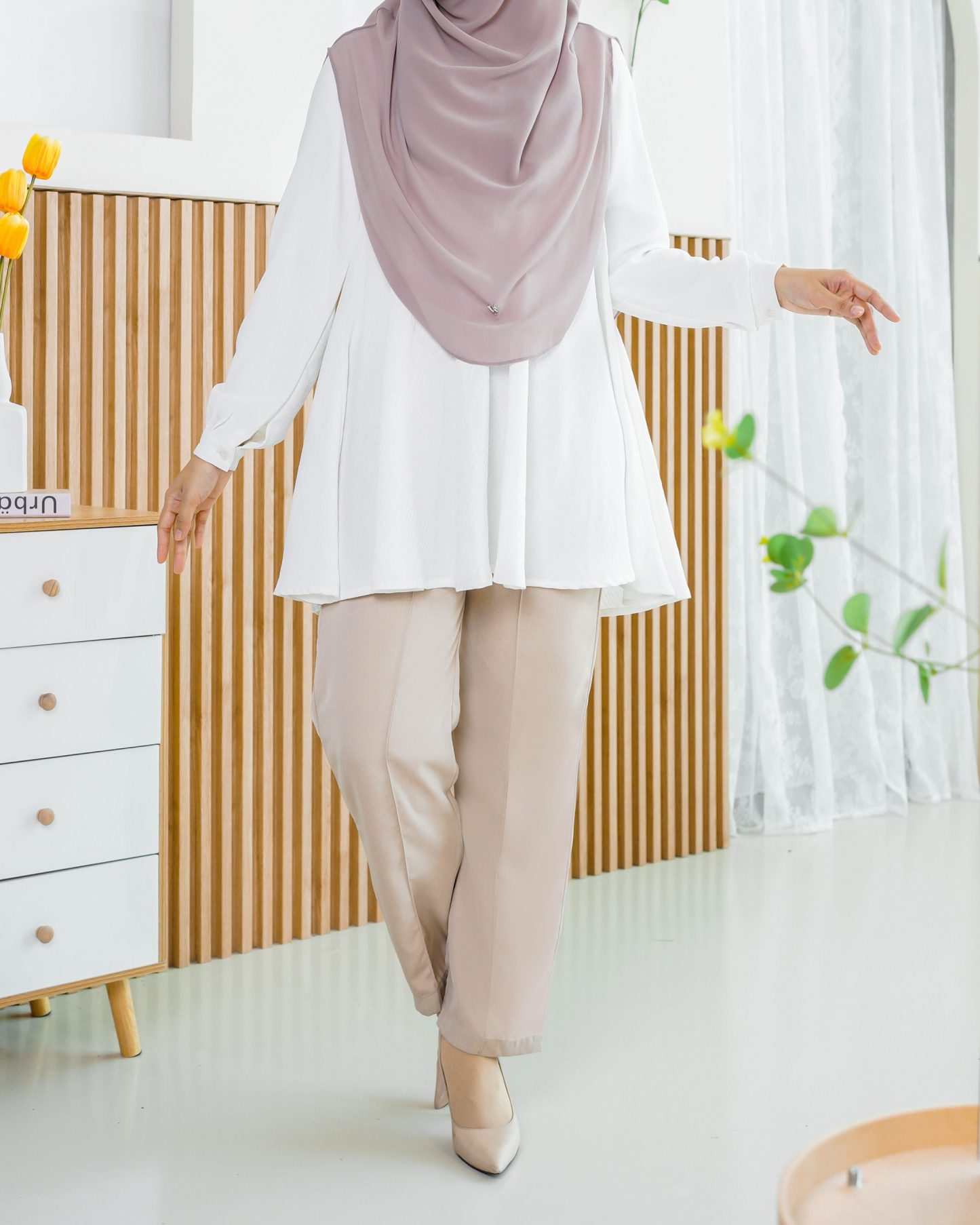 Pants Kaily - Nude Beige