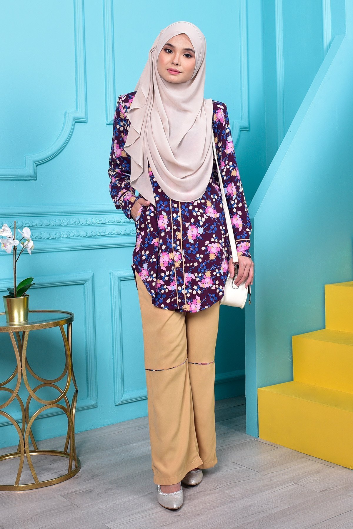 Pants Suit Jolie - Honour Purple